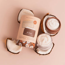 Load image into Gallery viewer, Coconut Vanilla Body Scrub + Body Butter Set