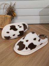 Load image into Gallery viewer, Animal Print Faux Fur Slippers
