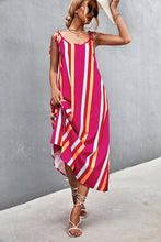 Load image into Gallery viewer, Striped Scoop Neck Cami Dress