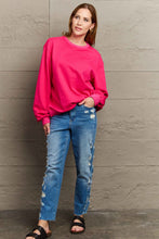 Load image into Gallery viewer, Full Size Round Neck Long Sleeve Sweatshirt