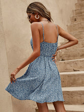 Load image into Gallery viewer, Floral V-Neck Mini Cami Dress