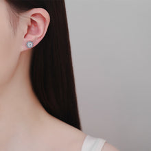 Load image into Gallery viewer, 925 Sterling Silver Moissanite Zircon Stud Earrings