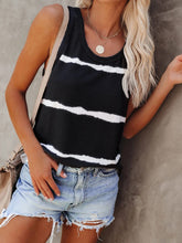 Load image into Gallery viewer, Full Size Tie-Dye Round Neck Tank