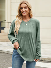 Load image into Gallery viewer, Round Neck Long Sleeve T-Shirt