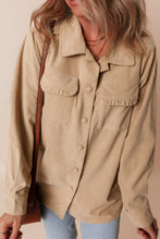 Load image into Gallery viewer, Frill Button Up Long Sleeve Shacket