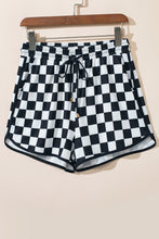 Load image into Gallery viewer, Drawstring Checkered Shorts with Pockets