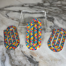Load image into Gallery viewer, Jumbo Paperclip - Mermaid Rainbow