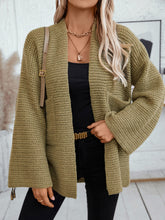 Load image into Gallery viewer, Open Front Long Sleeve Cardigan