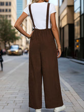 Load image into Gallery viewer, Square Neck Wide Strap Overalls