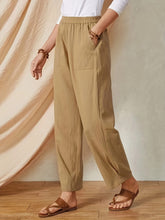 Load image into Gallery viewer, Full Size Elastic Waist Pants with Pockets