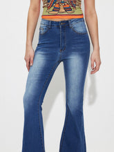 Load image into Gallery viewer, Mid-Rise Waist Bootcut Jeans