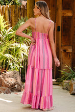 Load image into Gallery viewer, Printed Surplice Maxi Cami Dress