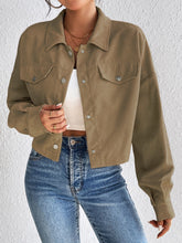 Load image into Gallery viewer, Honey Snap Down Long Sleeve Jacket