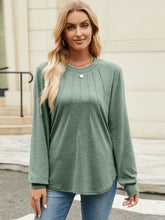 Load image into Gallery viewer, Round Neck Long Sleeve T-Shirt