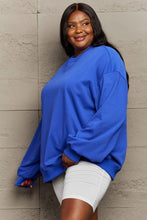 Load image into Gallery viewer, Full Size Round Neck Long Sleeve Sweatshirt