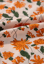 Load image into Gallery viewer, Smocked Printed V-Neck Long Sleeve Dress