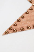 Load image into Gallery viewer, Plus Size Studded Star Round Neck Long Sleeve Blouse