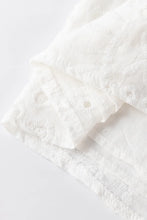 Load image into Gallery viewer, Eyelet Frill Short Sleeve Blouse