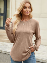 Load image into Gallery viewer, Round Neck Long Sleeve T-Shirt