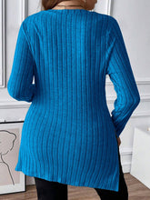 Load image into Gallery viewer, Plus Size Square Neck Long Sleeve Top