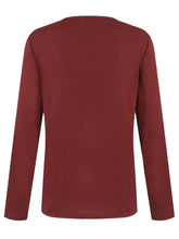 Load image into Gallery viewer, Half Button Long Sleeve T-Shirt