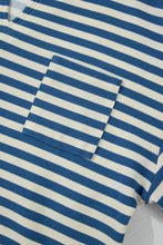 Load image into Gallery viewer, Stripe Chest Pocket Notched Top