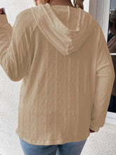 Load image into Gallery viewer, Full Size Drawstring Long Sleeve Hoodie