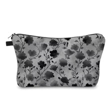 Load image into Gallery viewer, Pouch - Floral Grey Black Shadow
