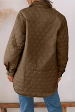 Load image into Gallery viewer, Snap Down Collared Winter Coat