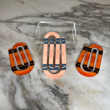 Load image into Gallery viewer, Jumbo Paperclip - Orange Crayon
