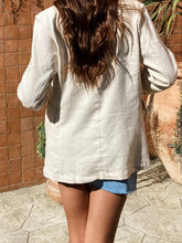 Load image into Gallery viewer, Lapel Collar Long Sleeve Blazer
