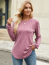 Load image into Gallery viewer, Round Neck Long Sleeve T-Shirt