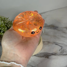 Load image into Gallery viewer, Squishy Toy - Viral Dumpling, Slow Rise Glitter #2 - Orange
