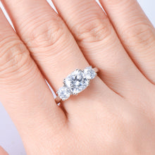 Load image into Gallery viewer, 3.5 Carat Moissanite 925 Sterling Silver Ring