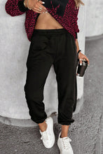 Load image into Gallery viewer, Letter M Leopard Round Neck Top and Pants Set