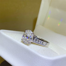 Load image into Gallery viewer, 3 Carat Moissanite 925 Sterling Silver Ring