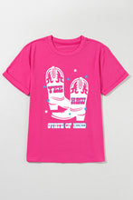 Load image into Gallery viewer, Graphic Round Neck Short Sleeve T-Shirt