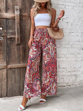 Load image into Gallery viewer, Printed Wide Leg Pants