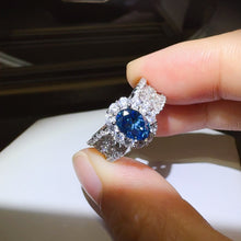 Load image into Gallery viewer, 1 Carat Moissanite Zircon 925 Sterling Silver Ring