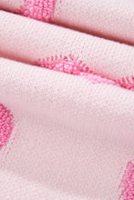 Load image into Gallery viewer, High-Low Heart Round Neck Long Sleeve Sweater