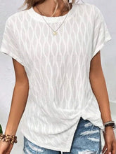 Load image into Gallery viewer, Full Size Round Neck Short Sleeve T-Shirt