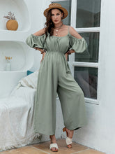 Load image into Gallery viewer, Spaghetti Strap Wide Leg Jumpsuit