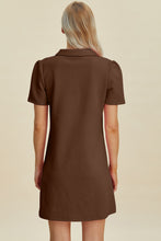 Load image into Gallery viewer, Double Take Full Size Texture Short Sleeve Dress