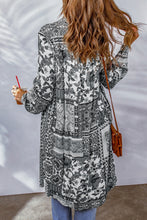Load image into Gallery viewer, Printed Button Up Long Sleeve Cardigan