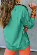 Load image into Gallery viewer, Contrast Round Neck Long Sleeve Sweatshirt