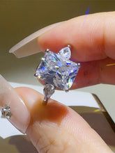 Load image into Gallery viewer, 3 Carat Moissanite 925 Sterling Silver Square Shape Ring
