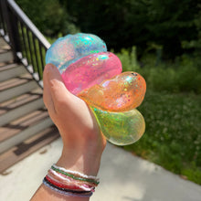 Load image into Gallery viewer, Squishy Toy - Viral Dumpling, Slow Rise Glitter #2 - Pink