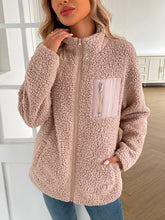 Load image into Gallery viewer, Ivy Lane Zip Up Long Sleeve Fuzzy Jacket