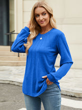 Load image into Gallery viewer, Round Neck Long Sleeve T-Shirt