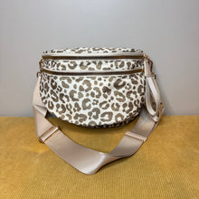 Load image into Gallery viewer, The Roni Nylon Crossbody - Animal Print Beige